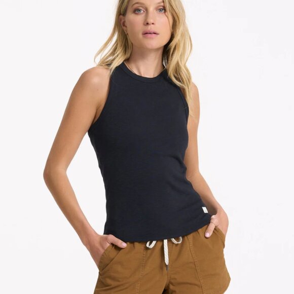 Vuori Sunrise High Neck Tank Black Size Small - Picture 1 of 4